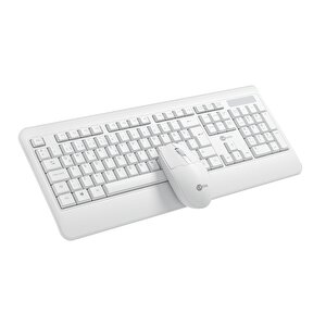 Lenovo Lecoo Kw202 Kablosuz Klavye & Mouse Set Q Beyaz
