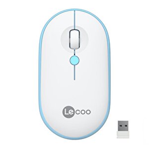 Lenovo Lecoo Ws212 Kablosuz Mouse Beyaz & Mavi