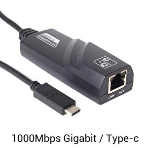 Hadron Hdx-5273 Type-c 3.0 Ethernet Çevirici Adaptör 10/100/1000 Mbps