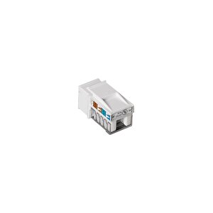 Cat6 Utp Keystone Jack Korumasız 90 Derece Veri Prizi Korumasız 5 Adet