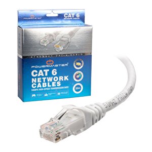 Powermaster 20 Metre Kutulu Gri̇ Cat6 Kablo