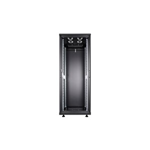 Canovate 42u 800x800mm 19'' Dikili Tip Network Rack Kabinet Siyah 2 Yıl Üretici Garantili