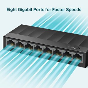 Tp-link Ls1008g 8 Port 10/100/1000mbps Masaüstü Ethernet Switch
