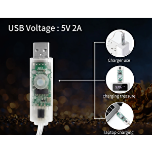 Sima Avize 10 Metre Rgb Ses Kontrollü Kumandalı Telefon Kontrollü Kayar Magic Led Müzik Rgb Şerit Su Geçirmez