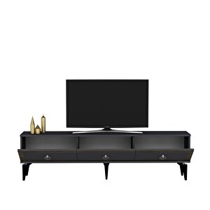 Selen Tv Sehpası (alt Modül) Antrasit-Ceviz