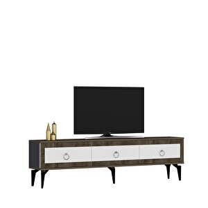 Selen Tv Sehpası (alt Modül) Ceviz-Beyaz