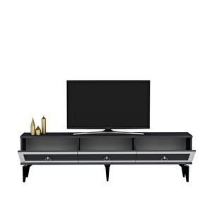 Selen Tv Sehpası (alt Modül) Antrasit-Beyaz