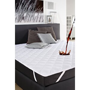 Pamuklu Kapitone Köşe Lastikli Sıvı Geçirmez Yatak Koruyucu Alez 160x200 cm