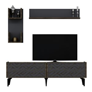 Vi̇ta Tv Üni̇tesi̇ Takimi Antrasit (Ceviz Desen)