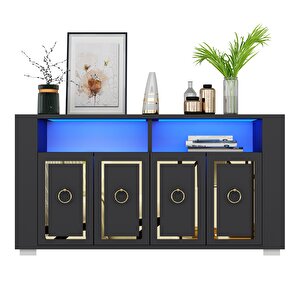Calvi̇n Led Aydinlatmali Konsol Antrasit-Altın
