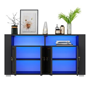 Calvi̇n Led Aydinlatmali Konsol Antrasit-Altın