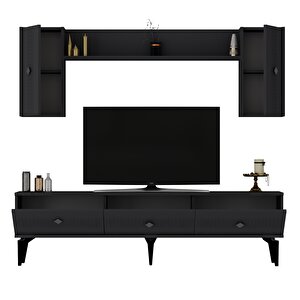 Mi̇das Tv Üni̇tesi̇ Takimi 180 Cm Antrasit-Gümüş