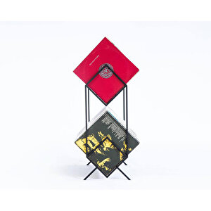Pikaplık Plaklık Cd Organizer Metal Dvd Düzenleyici