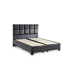 Niron Star Yatak Seti 160x200 Çift Kişilik Full Ortopedik Yaylı Lüks Sert Yatak, Lüks Baza Ve Başlık Takımı