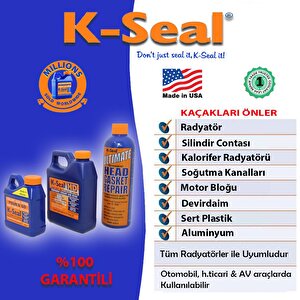 K-seal Hd Çok Amaçlı Sıvı Soğutma Sıvısı Radyatör Kaçak Kalıcı Onarım 472ml