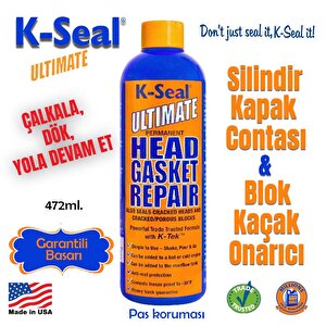 K-seal Ultimate Çok Amaçlı Sıvı Soğutma Sıvısı Radyatör Kaçak Kalıcı Onarım 472ml