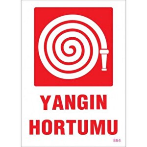 Uyarı Levhası Yangın Hortumu "864"
