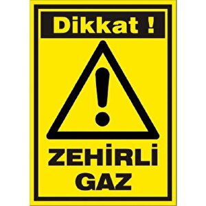 Uyarı Levhası Zehirli Gaz "797"