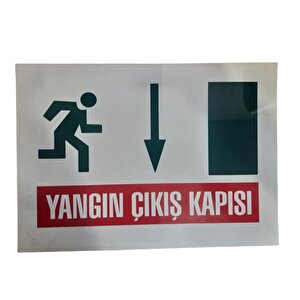 Uyarı Levhası Yangın Çıkış Kapısı "883"