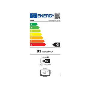 Sunny Sn50fmn252 4k Ultra Hd 50" 127 Ekran Uydu Alıcılı Webos Smart Led Tv