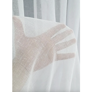 Keten Amerikan Pile  Perde Rustik/ Korniş Uyumlu Sık Pile Dikim