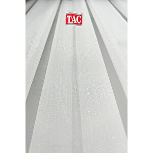 Bambu Simli Tül Perde Ekstra Gramajlı Dökümlü 1x3 Sık Pile - Kırışmaz Ütü Gerektirmez 150x180 cm