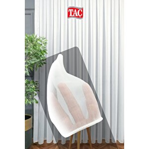 Bambu Tül Perde Ekstra Gramajlı Dökümlü 1x2 Seyrek Pile - Kırışmaz Ütü Gerektirmez 280x210 cm