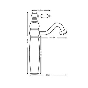 Lavabo Bataryasi Krom Fl-0021