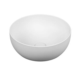 Vitra Outline Yuvarlak Lavabo 40 Cm Mat Beyaz 5992b401-0016 Gümüş