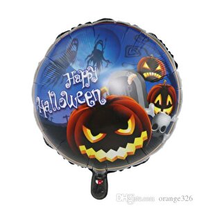 Himarry Happy Halloween Balkabağı Folyo Balon 18 Inç