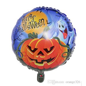 Parti Malzemeleri Happy Halloween Folyo Balon 18 Inç