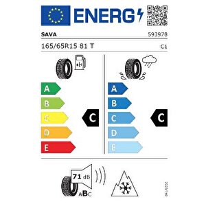 165/65 R15 81t All Weather Oto Dört Mevsim Lastiği ( Üretim : 2024 )