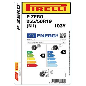 255/50 R19 103y P Zero (n1) Oto Yaz Lastiği ( Üretim: 2023 )