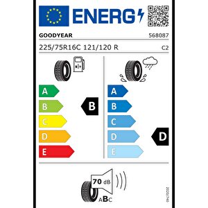 225/75 R16c 121/120r  Efficientgrip Cargo Oto Yaz Lastiği (üretim:2024)