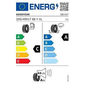 205/45 R17 88y Eagle F1 Asymmetric 6 Xl Fp Oto Yaz Lastiği ( Üretim : 2024 )