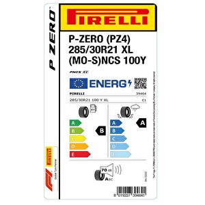 285/30 R21 100y Xl P-zero Pz4 (mo-s) Pncs Oto Yaz Lastiği (üretim: 2024)