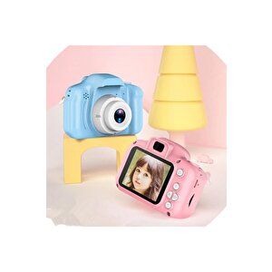 Torima Mavi Renk Sd Card Hediyeli 1080p Hd Çocuk Kamera Dijital Fotoğraf Makinesi 2.0 Inç Ekran