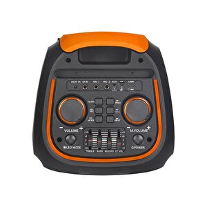 Torima Ndr-1097 Mikrofonlu Kumandalı Rgb Ledli Taşınabilir Bluetooth Hoparlör Usb-tf-fm Radyo Siyah