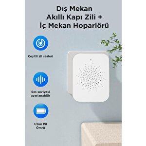Torima X9  Siyah Akıllı Su Geçirmez Kablosuz Kapı Zili