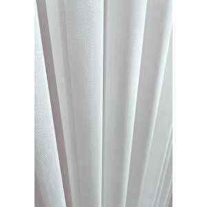 Taç Krep Bambu Balıksırtı Tül Ekstra Gramajlı Dökümlü 1x3 Sık Pile - Kırışmaz Ütü Gerektirmez