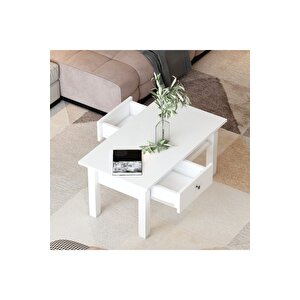Orta Sehpa Loft Beyaz