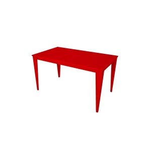 Yemek Masası Yaren Kırmızı 130 Cm