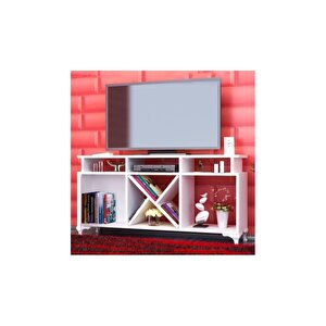 Tv Ünitesi Kamer Tasarım Beyaz 120 Cm