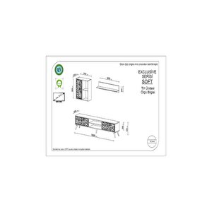 Tv Ünitesi Sezgi Ceviz Ceviz 180 Cm