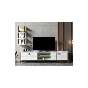 Tv Ünitesi Levista Beyaz 180 Cm
