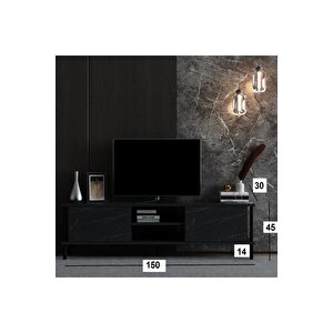 Tv Sehpası Afra Retro Gümüş 150 Cm