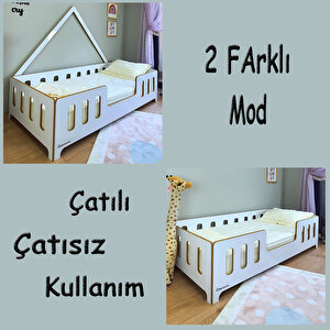 Montessori Yatak %100 Mdf Bebek Ve Çocuk Karyola