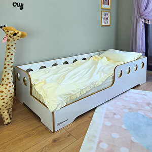Montessori Yatak Çocuk Bebek Genç Odası Karyolası 90x200 cm