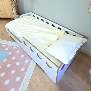 Montessori Yatak Çocuk Bebek Genç Odası Karyolası 80x180 cm