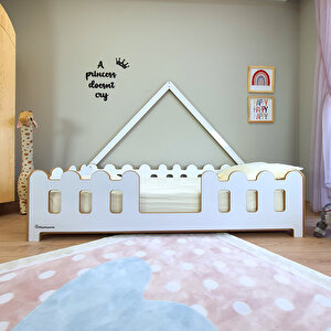 Zirkon Montessori Yatak Mdf Çocuk Karyola Bebek Yatak 80x180 cm